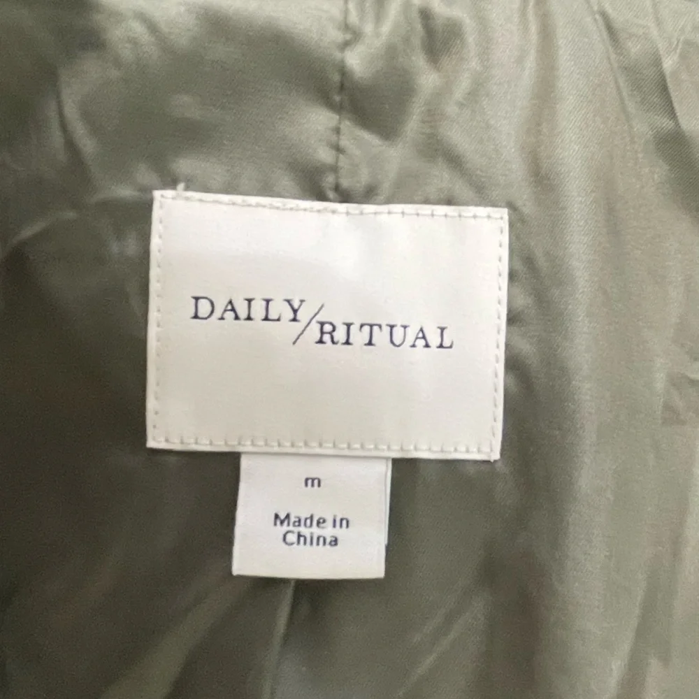 NWOT Teddy Bear Fleece Oversized-Fit Lapel Jacket by Daily Ritual - Picture 10 of 11